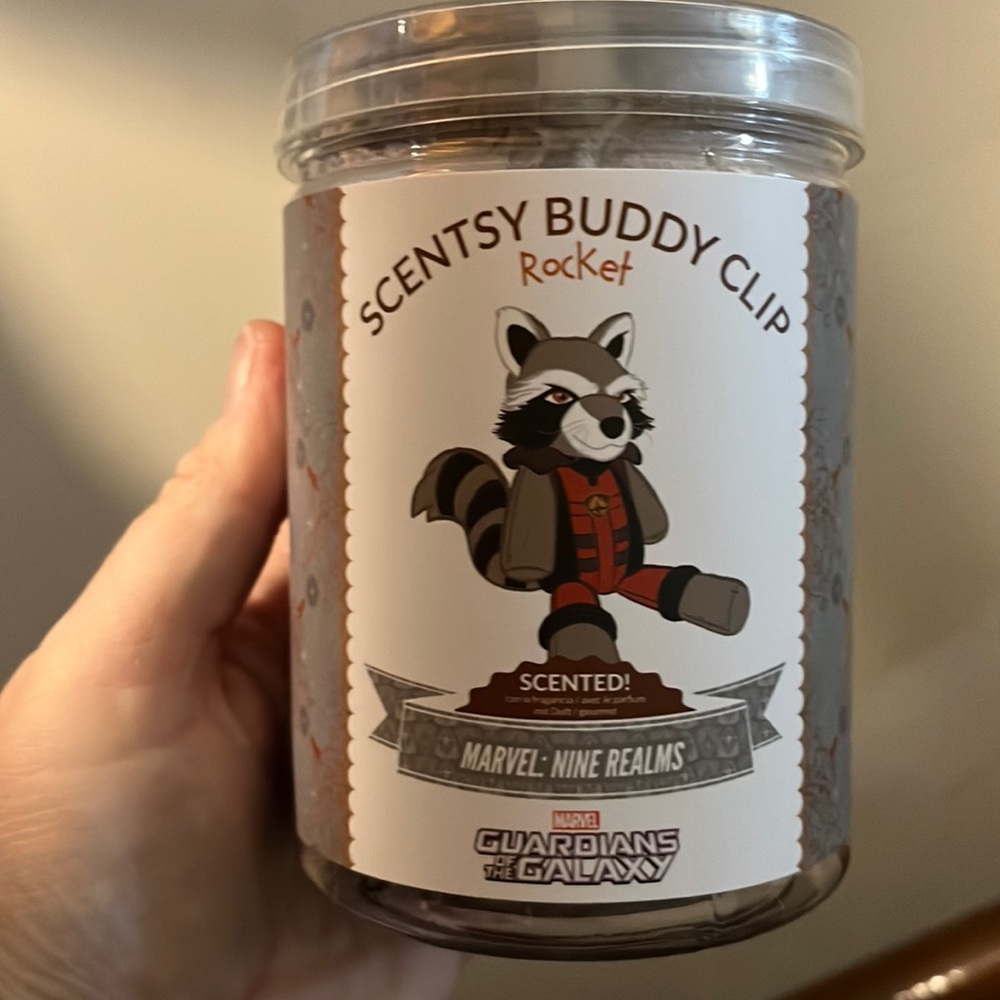 Marvel ROCKET Scentsy Buddy Clip